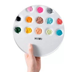 HIMI UFO Palette - kulatá paleta s důlky - průměr 18 cm