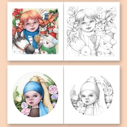 I Draw You in My Memory Korean Coloring Book - KOREA