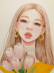 Girl's Time Coloring Book - KOREA