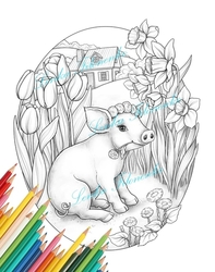 Hello Spring! - Lenka Filonenko - předstínováná verze (grayscale)
