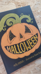 HALLOWEEN malarbok - Hanna Karlzon - švédské vydání