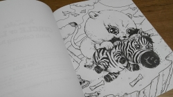 Adorable Circle Life Adult Coloring Book