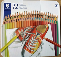 STAEDTLER WOPEX pastelky -  šestihranné pastelky - sada 72 ks