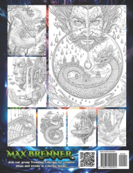 Infinite Fantasy Coloring Book - Max Brenner