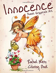 Innocence - Sweet Grayscale Art Coloring Book - Rachel Mintz