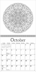 Johanna Basford 2021 Coloring Wall Calendar