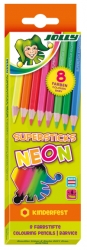 JOLLY Supersticks NEON - sada 8 ks - neonové barvy