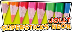 JOLLY Supersticks NEON - sada 8 ks - neonové barvy