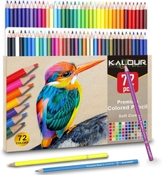 KALOUR 72 Count Colored Pencils - sada 72 ks