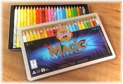 Pastelky MAGIC 24 ks Koh-i-noor - plech