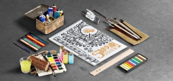 Crazy Drawings - CRAZY STEAMPUNK - colouring book