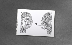 Crazy Drawings - CRAZY STEAMPUNK - colouring book