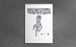 Crazy Drawings - CRAZY STEAMPUNK - colouring book