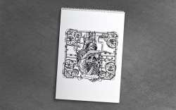 Crazy Drawings - CRAZY STEAMPUNK - colouring book