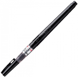 ZIG Kuretake Brush Pen No. 22 - špičkový štetečkový fix - černá