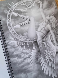 Kuntergrau - Coloring book by Sarah Richter - s podpisem autorky 