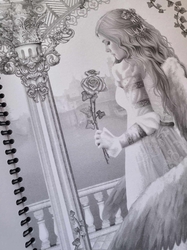 Kuntergrau - Coloring book by Sarah Richter - s podpisem autorky 