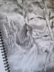 Kuntergrau - Coloring book by Sarah Richter - s podpisem autorky 