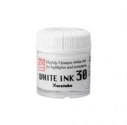 ZIG Kuretake WHITE INK 30 g - bílý inkoust