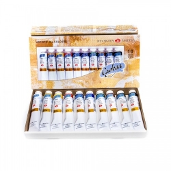 St. Petersburg Nevskaya Palitra - LADOGA - olejové barvy v tubě - sada 10 x 46 ml