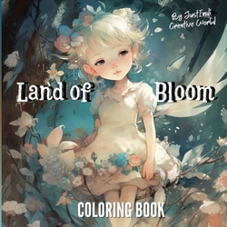 Land of Bloom coloring book - A Whimsical Adventure in a World of Fairies and Dreams