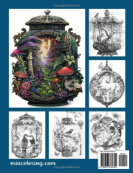 Lantern Worlds (Magic Worlds 17) - Coloring Book for Adults - Mia Quinn