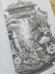 Lantern Worlds (Magic Worlds 17) - Coloring Book for Adults - Mia Quinn