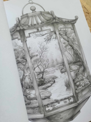 Lantern Worlds (Magic Worlds 17) - Coloring Book for Adults - Mia Quinn
