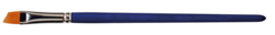LINEO Blue line SYNTHETIK 577 - zkosené syntetické štětce se zlatým vlasem - různé velikosti