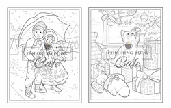 Little Christmas Town - Coloring Book Cafe