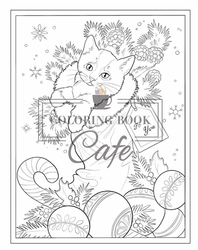 Little Christmas Town - Coloring Book Cafe