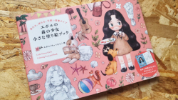 Little Forest Girl´s colouring postcards - JAPONSKO - pohlednice