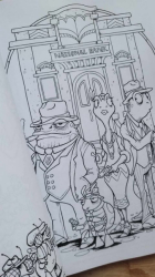 Lost In Time: A Mr. Fogherty coloring book - R.J.Hampson 