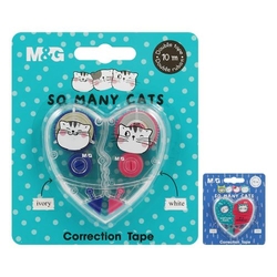 M&G Correction tape So many cats - korekční páska 2 v 1