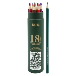 M&G školní pastelky - sada 18 ks - v tubě