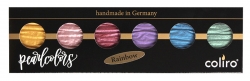 COLIRO Pearl Color Set RAINBOW - sada 6 ks - perleťové akvarelové barvy