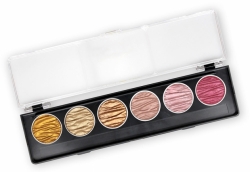 Finetec COLIRO Pearl Color Set VINTAGE - sada 6 ks - perleťové akvarelové barvy