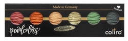 Finetec COLIRO Pearl Color Set AUTUMN - sada 6 ks - perleťové akvarelové barvy