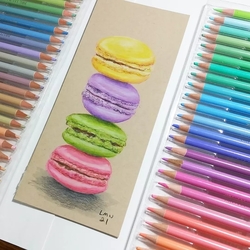 Brutfuner Macaron 50 - Pastelové odstíny Colors Colored Pencils - sada 50 ks