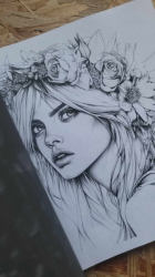 Mademoiselle Fleur: Malbuch für Blumenkinder