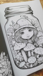 Magical Life in a Jar: A Fantasy Coloring Book for Adults - Mary Rowse