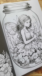 Magical Life in a Jar: A Fantasy Coloring Book for Adults - Mary Rowse