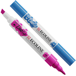 Royal Talens ECOLINE DUO TIP - brush pen - štětcové fixy - rozmývatelné - 