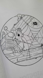 Matchstick Mouse - 25 Days of Kindness Coloring Book - Morgan O'Brien