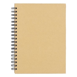 Maxleaf Sketch Book - Skicovací kniha A4 - 60 listů, 100 g/m2 - kroužková vazba - PŘÍRODNÍ