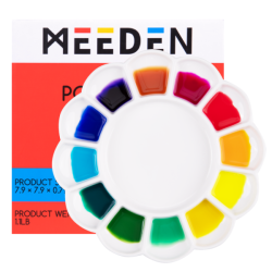 Meeden - Porcelánová paleta kulatá 12 důlků průměr 20cm