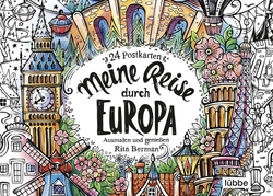 Meine Reise durch Europa - Rita Berman - pohlednice