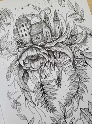Memories postcards Coloring book - Karolina Kubikowska 
