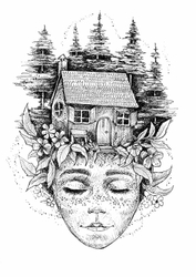 Memories postcards Coloring book - Karolina Kubikowska 