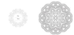 Mindful & relaxing mandala - Creatief kleuren - mandaly v kulaté knize - ČERVENOČERNÁ